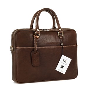 Servieta din piele naturala laptop 14" DiAmanti Matteo Maro